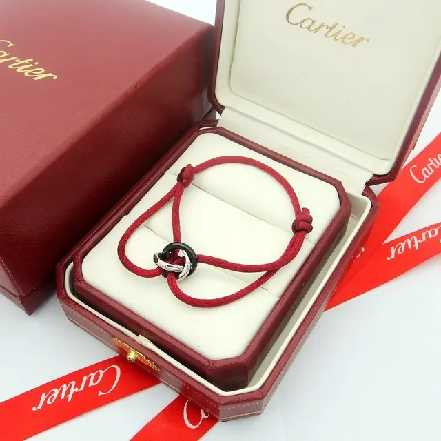 Cartier Juste un Clou pulsera de cordón azul 5
