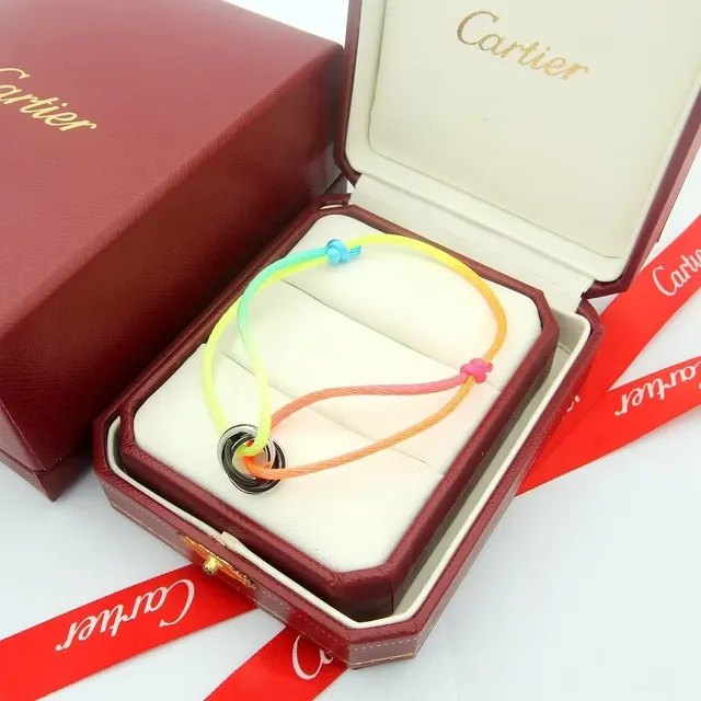 Cartier Juste un Clou pulsera de cordón azul 7