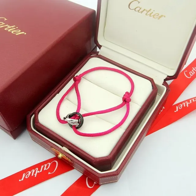 Cartier Juste un Clou pulsera de cordón azul 9