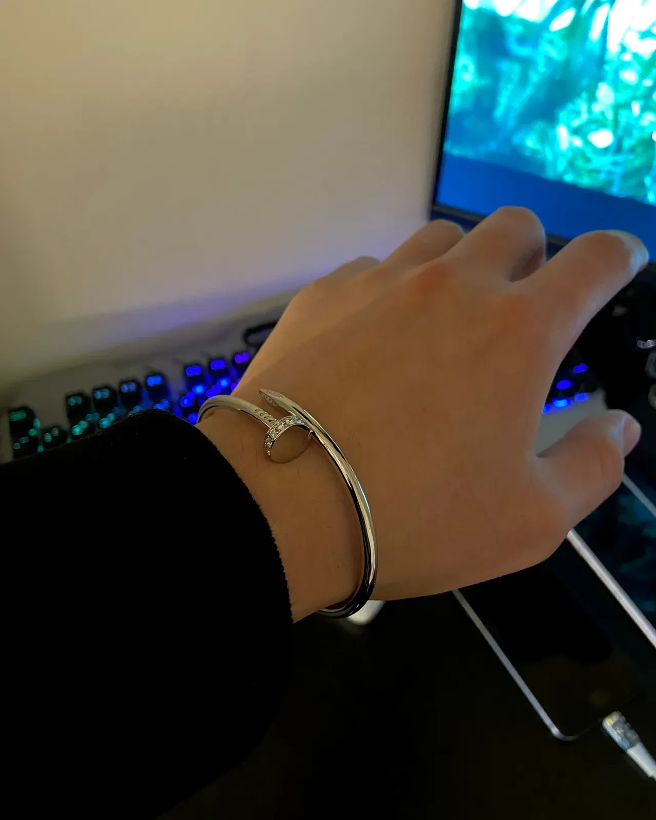 Cartier Juste un Clou Pavé Diamond Bracelet 3