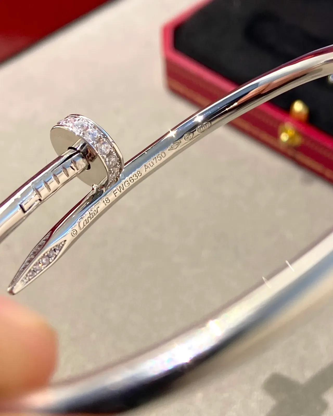 Cartier Juste un Clou Pavé Diamond Bracelet 6