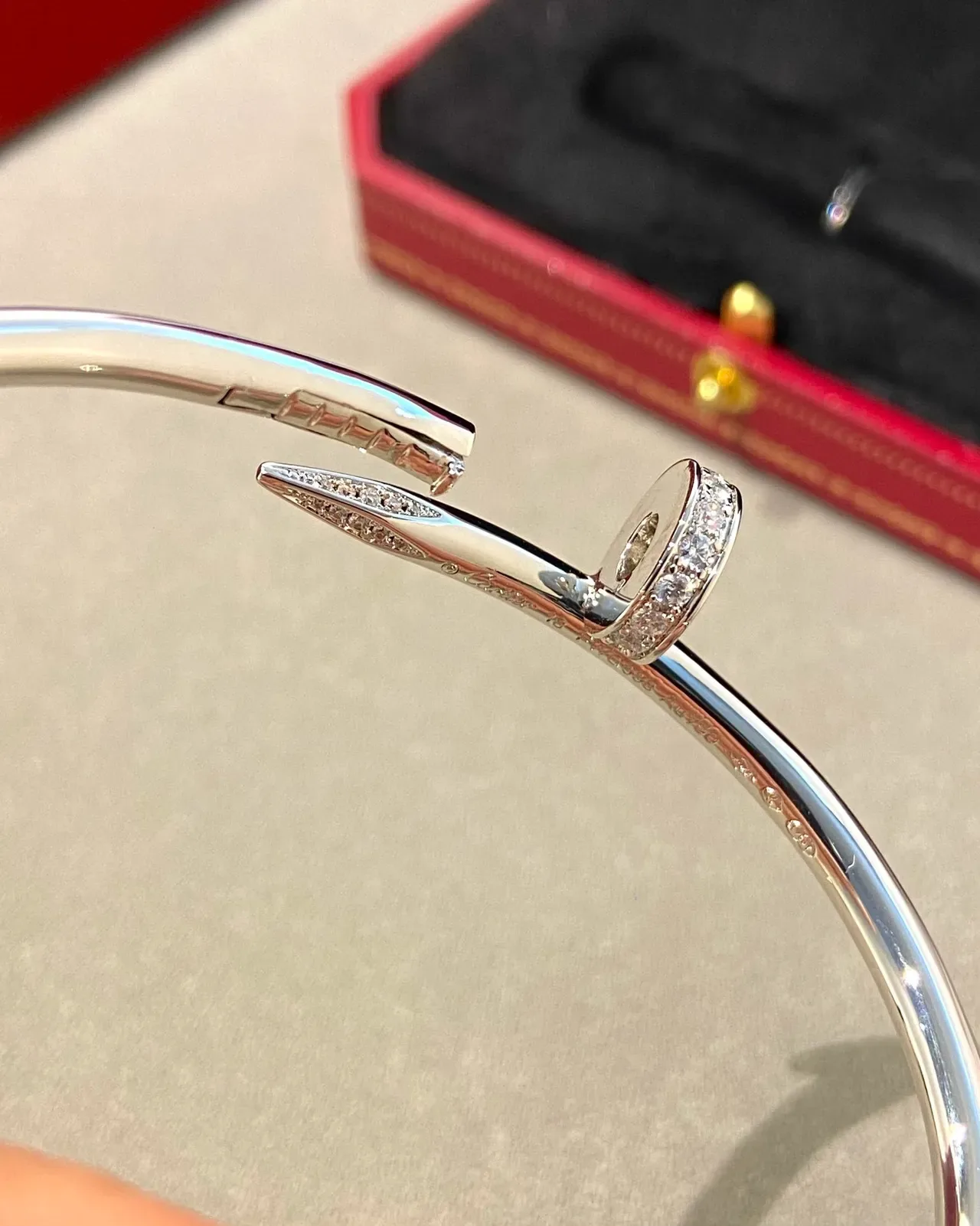 Cartier Juste un Clou Pavé Diamond Bracelet 7