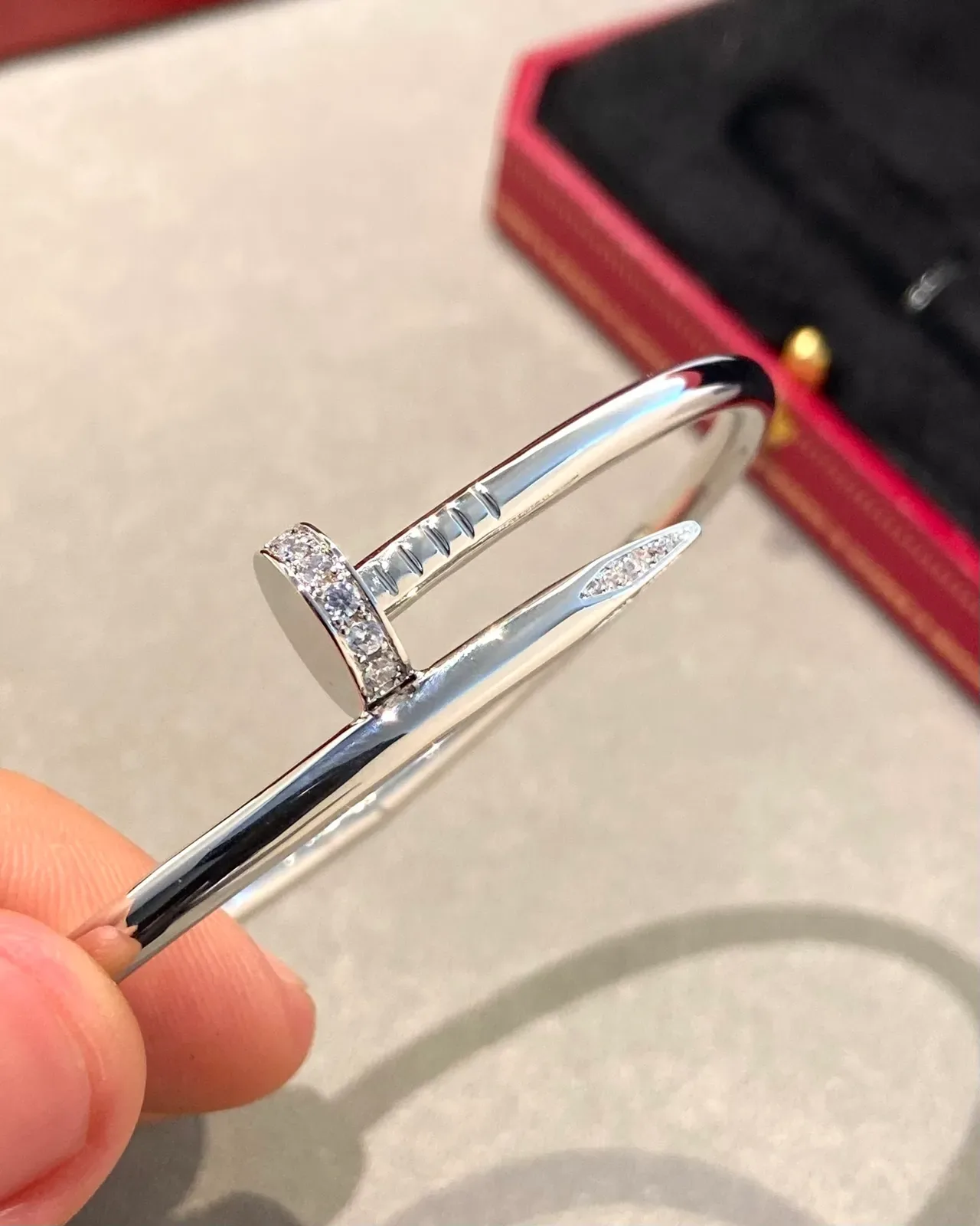 Cartier Juste un Clou Pavé Diamond Bracelet 8