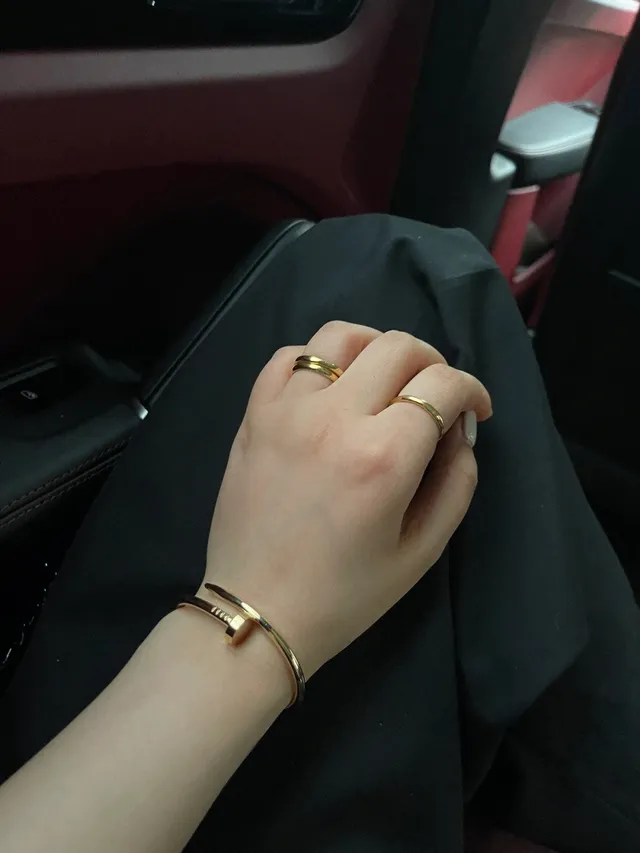 Cartier Juste un Clou Polished Gold Hinged Bangle Bracelet 3