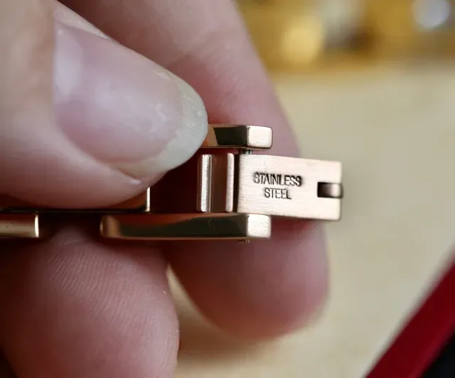 Cartier Love Bracelet Oro Plata Oro Rosa Dos Tonos Pulseras de eslabones de metal 2