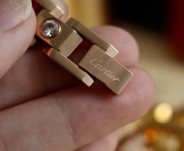 Cartier Love Bracelet Oro Plata Oro Rosa Dos Tonos Pulseras de eslabones de metal 3