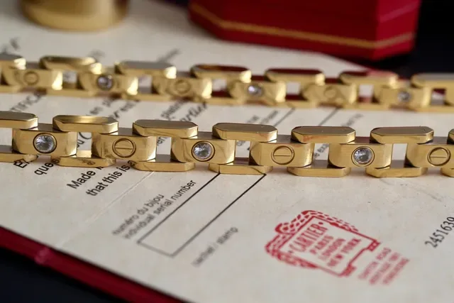 Cartier Love Bracelet Oro Plata Oro Rosa Dos Tonos Pulseras de eslabones de metal 4