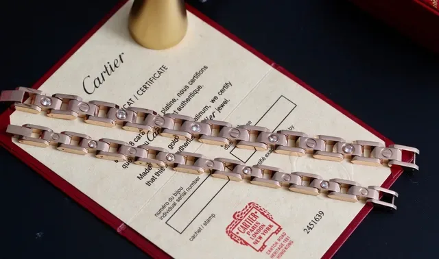 Cartier Love Bracelet Oro Plata Oro Rosa Dos Tonos Pulseras de eslabones de metal 7