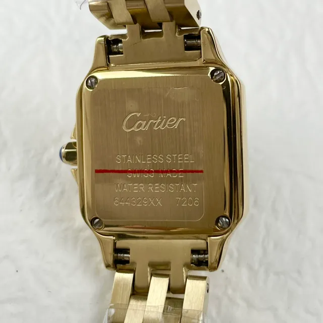 Cartier Panthère de Cartier Gold-Tone Diamond Bezel Mechanical Watch 2