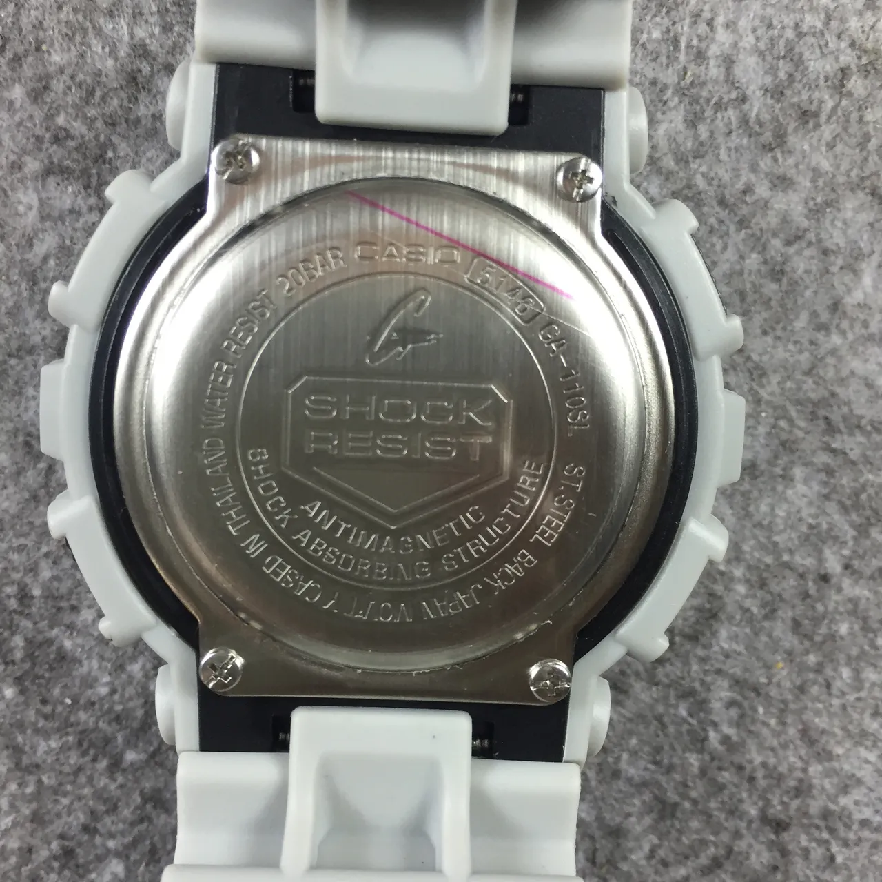Casio बेज ग्रे ड्यूल एनालॉग-डिजिटल डिस्प्ले बोल्ड प्रोटेक्टिव बेजल घड़ी 9