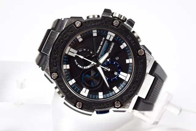 Casio Black Blue Rugged Multi-Layered Bezel Dial Watch 7