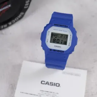 Casio G-Shock DW-5600 Blue Resin Digital Quartz Watch
