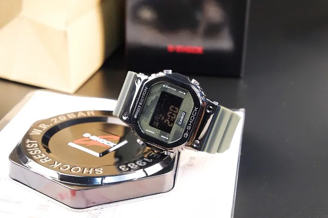Casio G-Shock DW-5600 অলিভ গ্রিন ক্যামো ডিজিটাল স্পোর্টস ওয়াচ 4