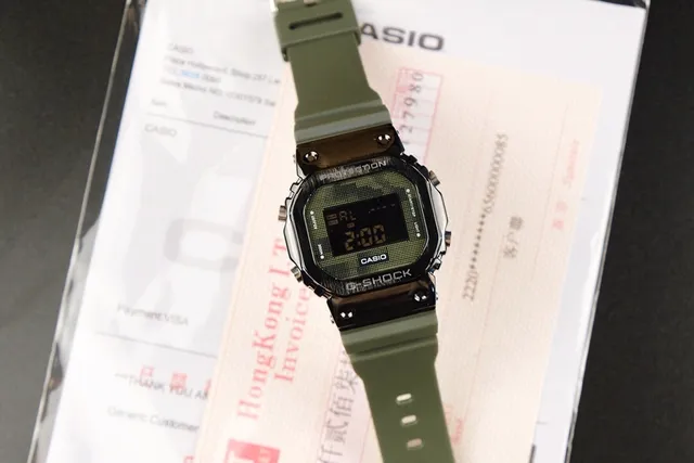 Casio G-Shock DW-5600 অলিভ গ্রিন ক্যামো ডিজিটাল স্পোর্টস ওয়াচ 7