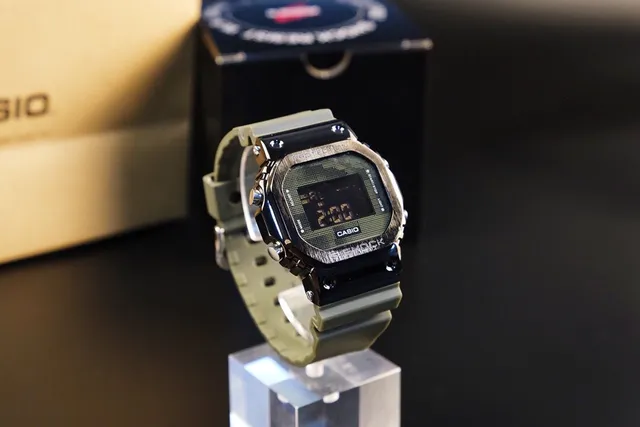 Casio G-Shock DW-5600 অলিভ গ্রিন ক্যামো ডিজিটাল স্পোর্টস ওয়াচ 8
