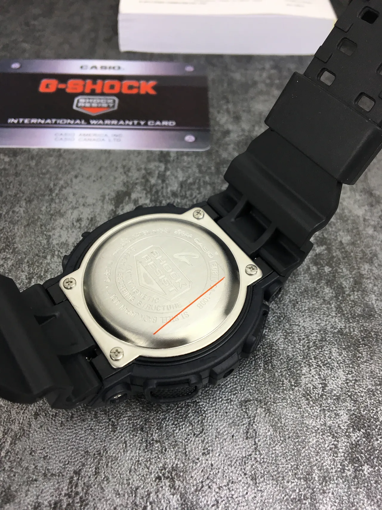 Casio G-Shock GA-100 Negro Azul Mate Resina Construcción Audaz Analógico-Digital Híbrido Cara Reloj 3