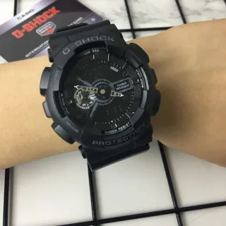 Casio G-Shock GA-100 Matte Black Sports Watch