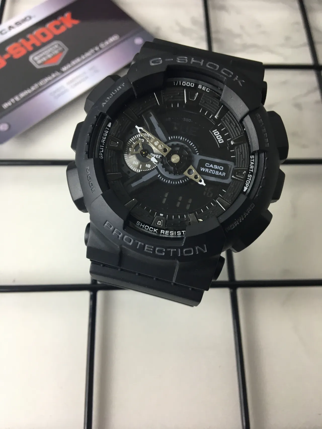 Casio G-Shock GA-100 أسود مطفي ساعة رياضية 2