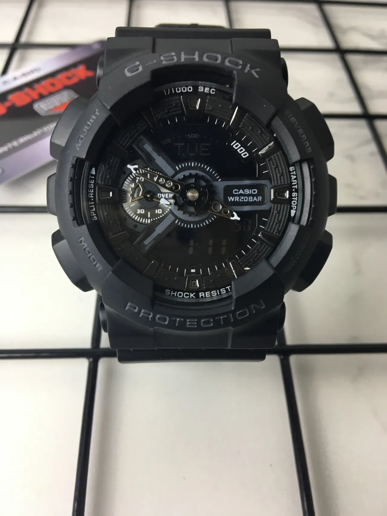 Casio G-Shock GA-100 أسود مطفي ساعة رياضية 3