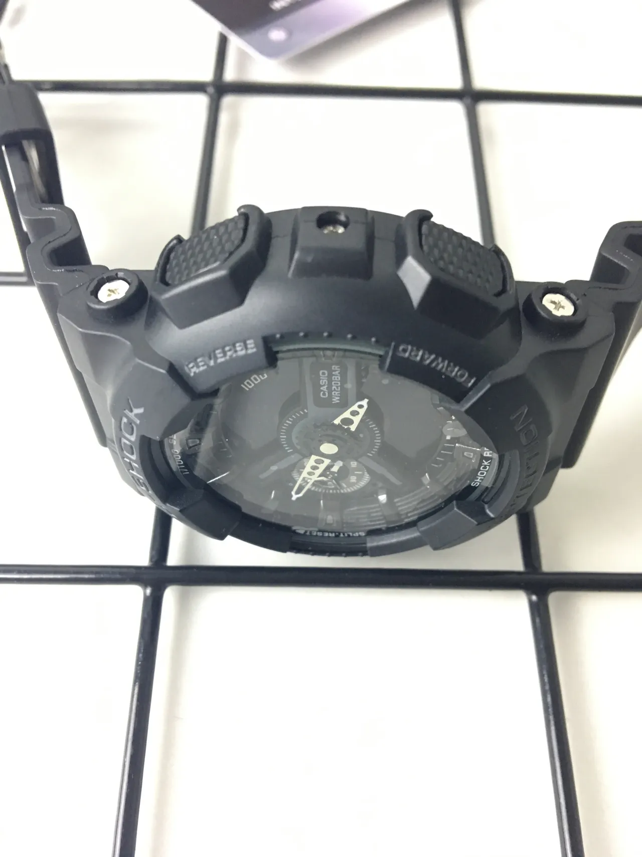 Casio G-Shock GA-100 أسود مطفي ساعة رياضية 4