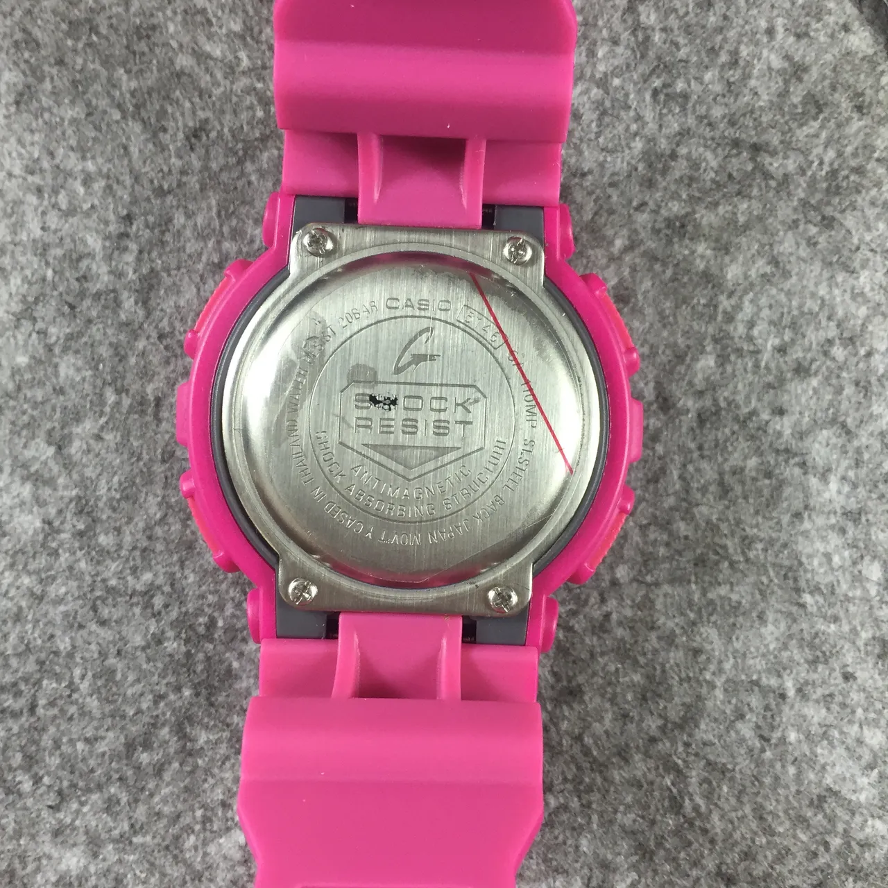 Casio G-Shock GA-100 rosa y morado reloj deportivo 8