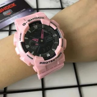 Casio G-Shock GA-100 Pink Resin Sports Watch
