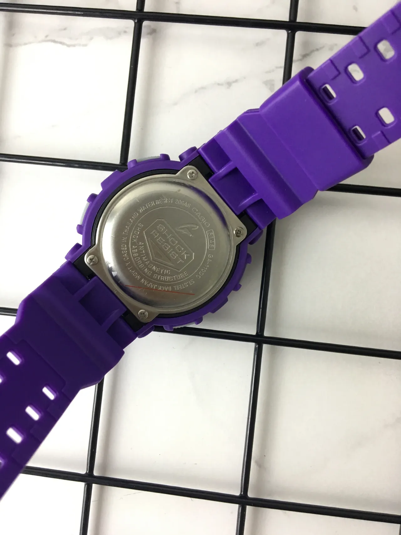 Casio G-Shock GA-100 বেগুনি খেলা ঘড়ি 5