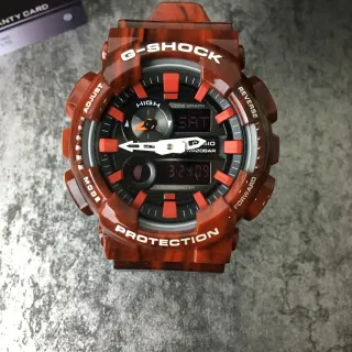 Casio G-Shock Translucent Marbled Red Sports Watch