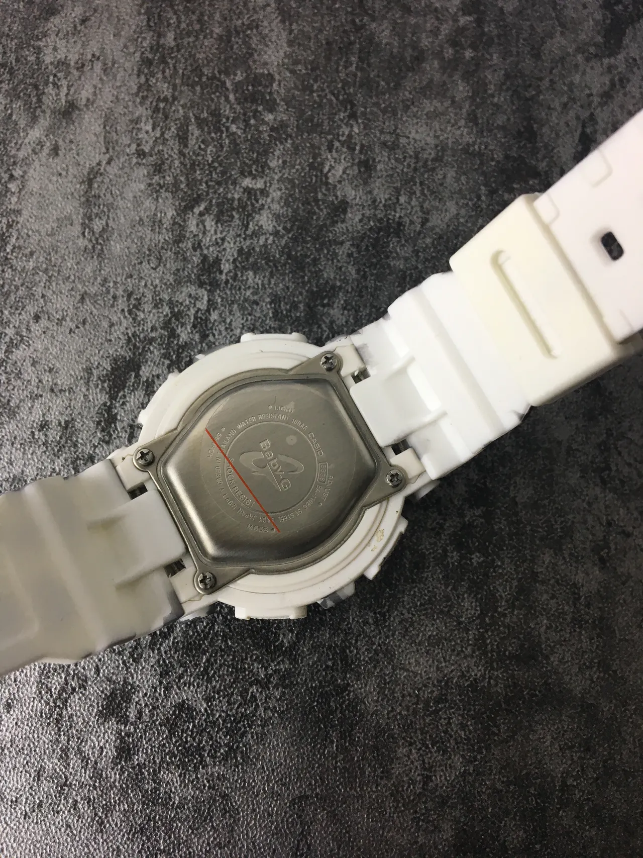 Casio White Black Leopard-Print Resin Case Pink-Accented Analog-Digital Dial Watch 3