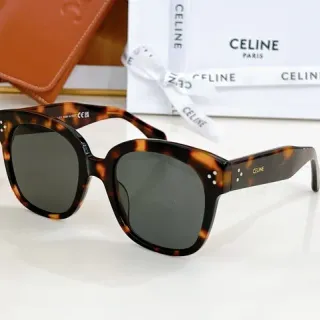 Celine Ava نظارات شمسية تورتواز كبيرة جدا مربعة