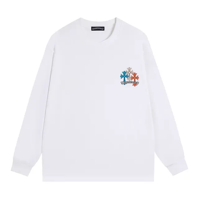 Chrome Hearts Black Multicolor Long-Sleeve Crewneck T-Shirt 8