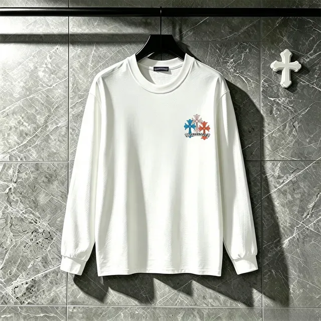 Chrome Hearts Black Multicolor Long-Sleeve Crewneck T-Shirt 12