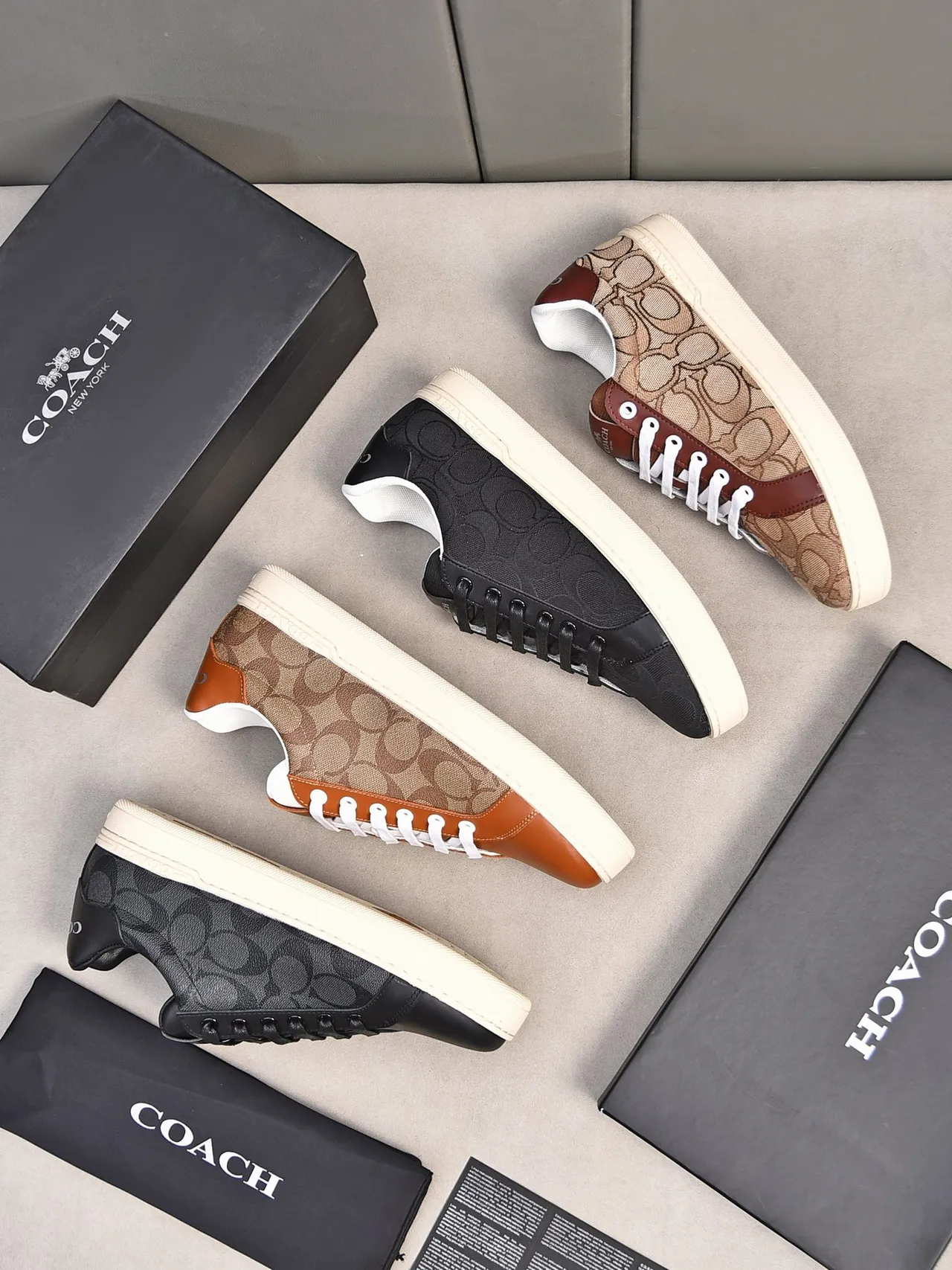 Coach Sneakers Lifestyle Noir C-Pattern 2