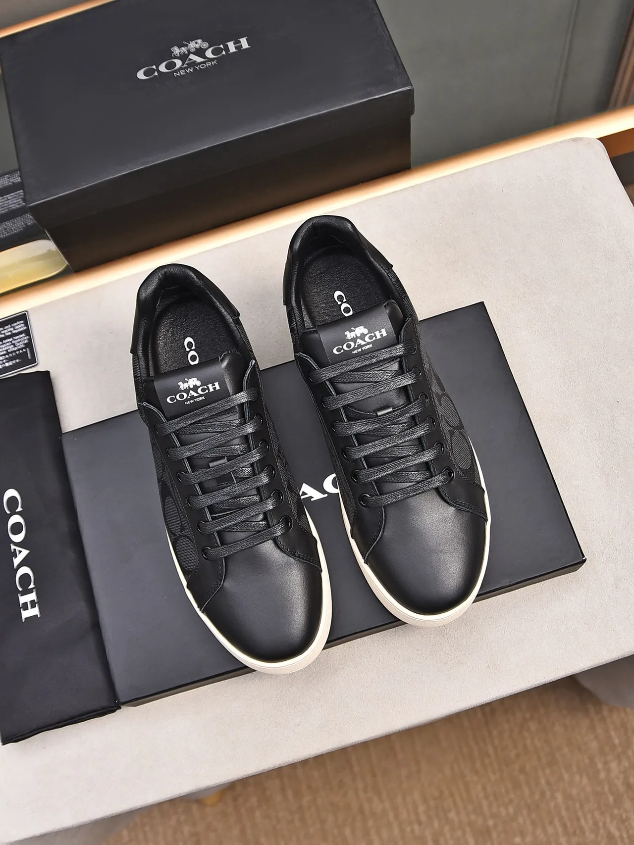 Coach Sneakers Lifestyle Noir C-Pattern 3