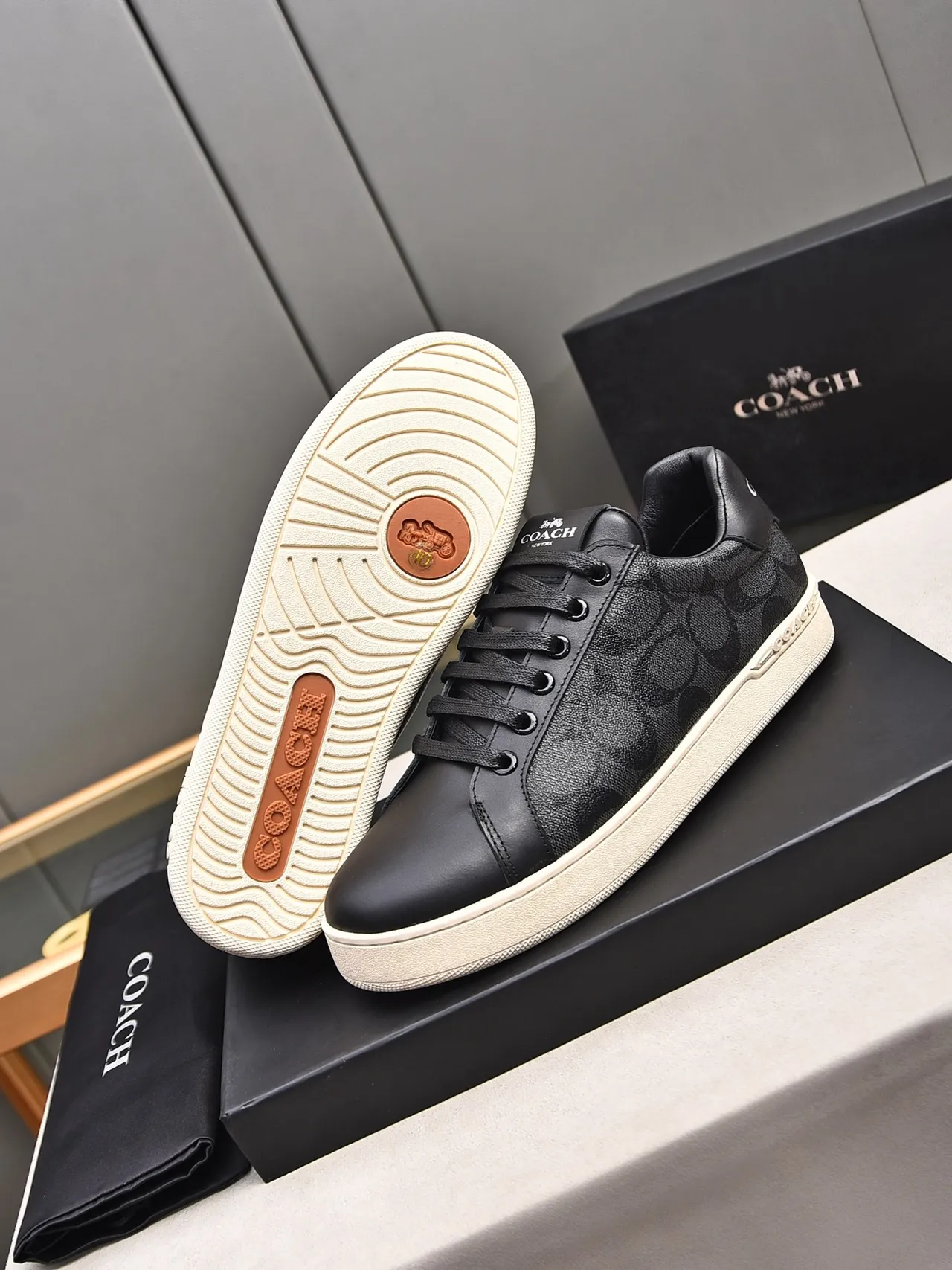 Coach Sneakers Lifestyle Noir C-Pattern 5