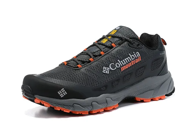 Columbia Montrail Bajada III काला नारंगी ट्रेल रनिंग जूते 7