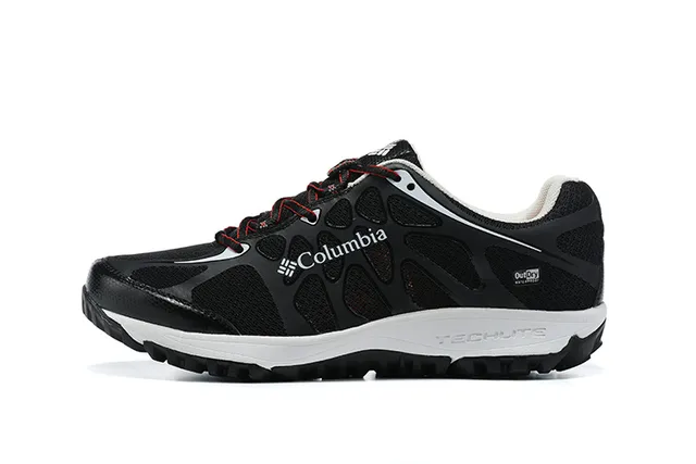 Columbia Navy Gray Mesh And Synthetic Overlay Upper Techlite Midsole Running Shoes 2