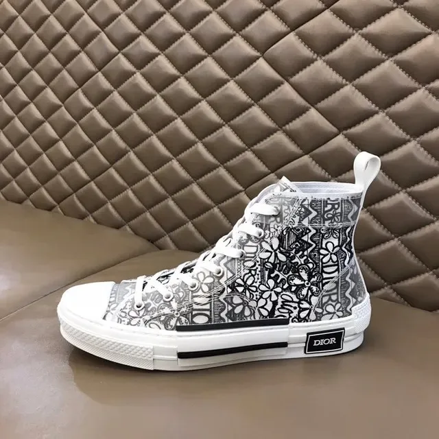 Dior B23 High-Top Monogram Print Lifestyle Sneakers 6