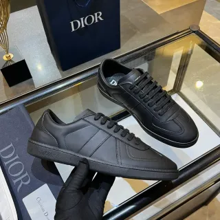 Dior B23 एकरंग काला जीवनशैली स्नीकर