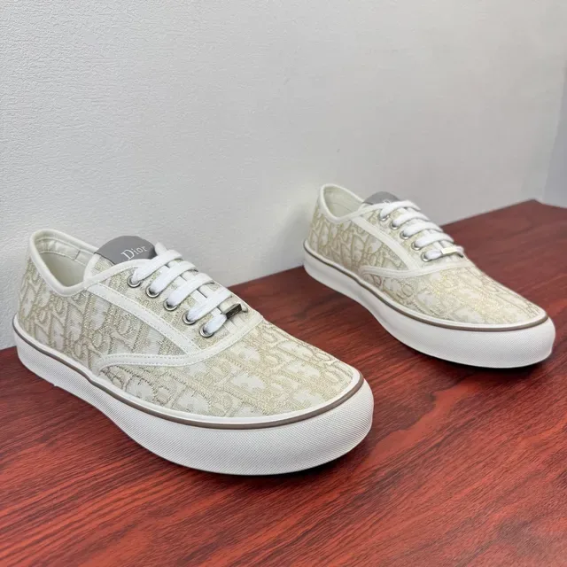 Dior B23 Monogram Canvas Off-White Lifestyle Sneakers 2