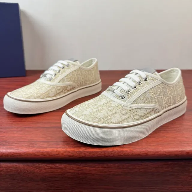 Dior B23 Monogram Canvas Off-White Lifestyle Sneakers 3