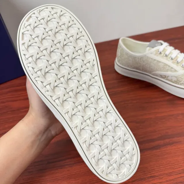 Dior B23 Monogram Canvas Off-White Lifestyle Sneakers 9