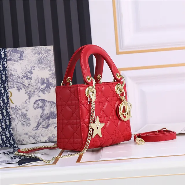 Dior Lady Black Silver Quilted Cannage Top-Handle Handbag 9