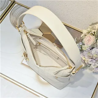 Dior Sac Hobo Navy Beige Monogramme Canvas Fermeture à Cordon 3
