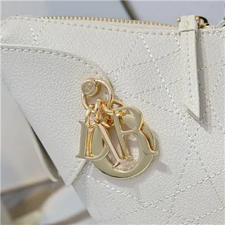 Dior Sac Hobo Navy Beige Monogramme Canvas Fermeture à Cordon 9