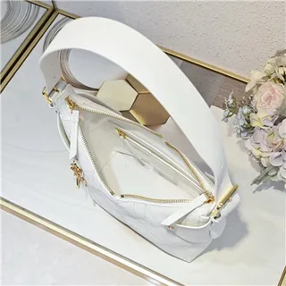 Dior Sac Hobo Navy Beige Monogramme Canvas Fermeture à Cordon 21