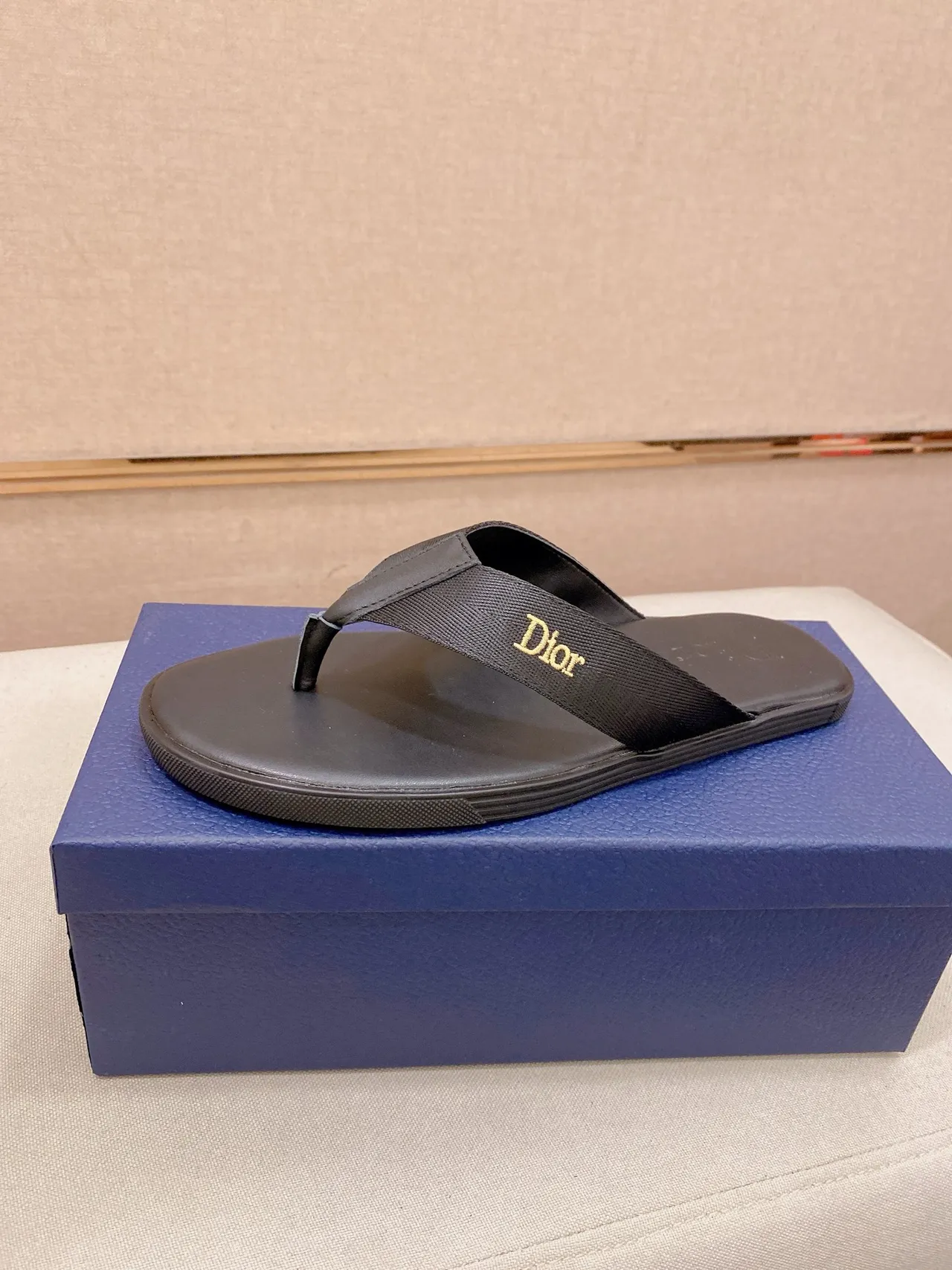 Dior Oblique Monogram Thong Slippers 13