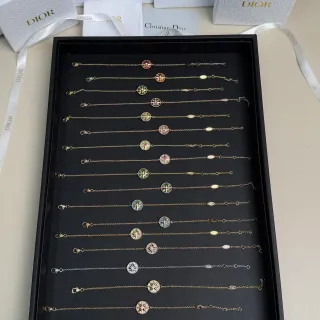 Dior Rose des Vents Compass Star Enamel Charm Bracelets
