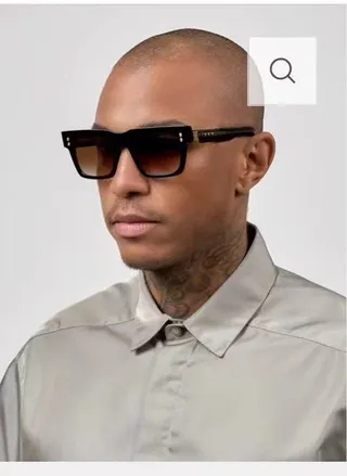 DITA Warthen Edición Limitada Negro Mate Cuadrado Gafas de Sol 3