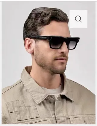 DITA Warthen Edición Limitada Negro Mate Cuadrado Gafas de Sol 4